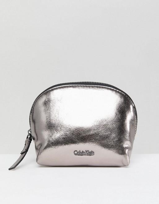 Calvin Klein Metallic Make Up Bag