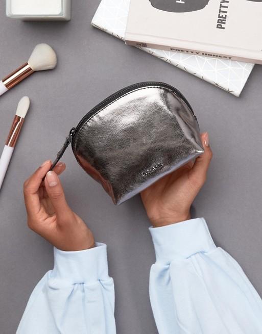 Calvin Klein Metallic Make Up Bag