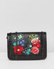 Floral Embroidered Chain Cross Body