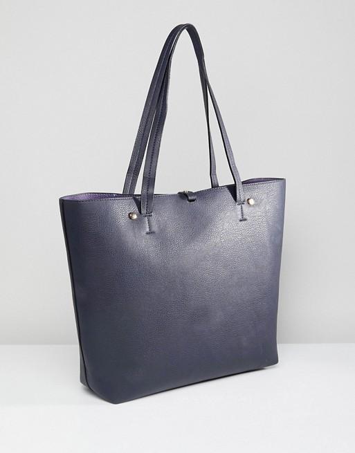 Oasis Tab Detail Oversized Shopper Bag